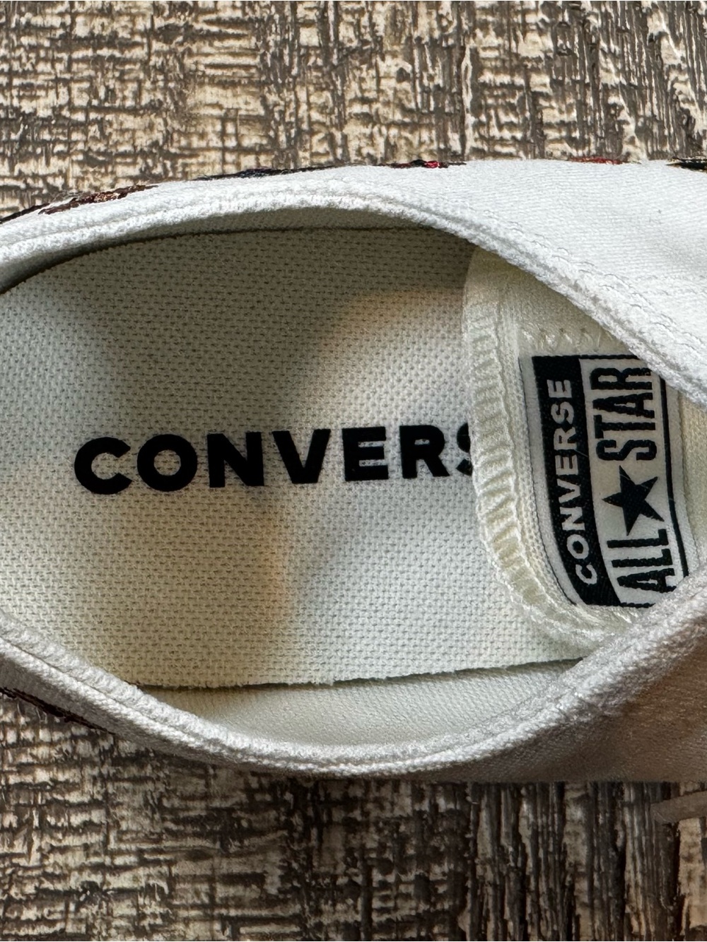 Converse ALL STAR CHUCK TAYLOR Krem Floral Sneakers W9.5 NWOT - Picture 12 of 15